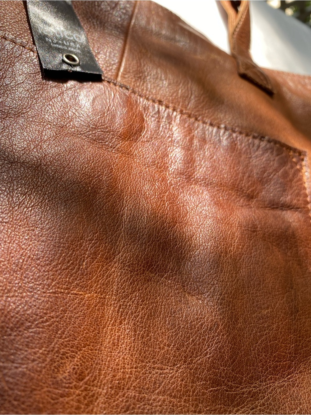 NEW Latico Lizzie Leather Walnut Brown Tote - Picture 7 of 9